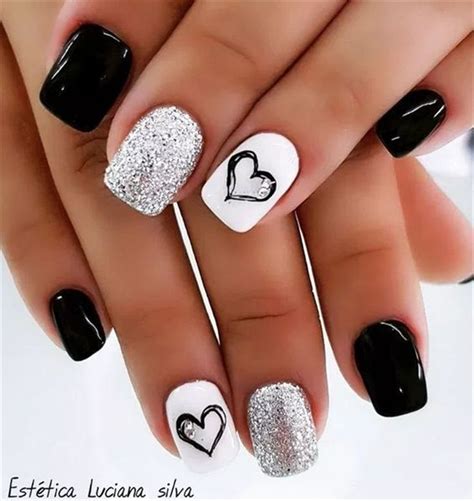 black nail designs short square|short nail designs black girl.